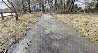 Puddle spanning path