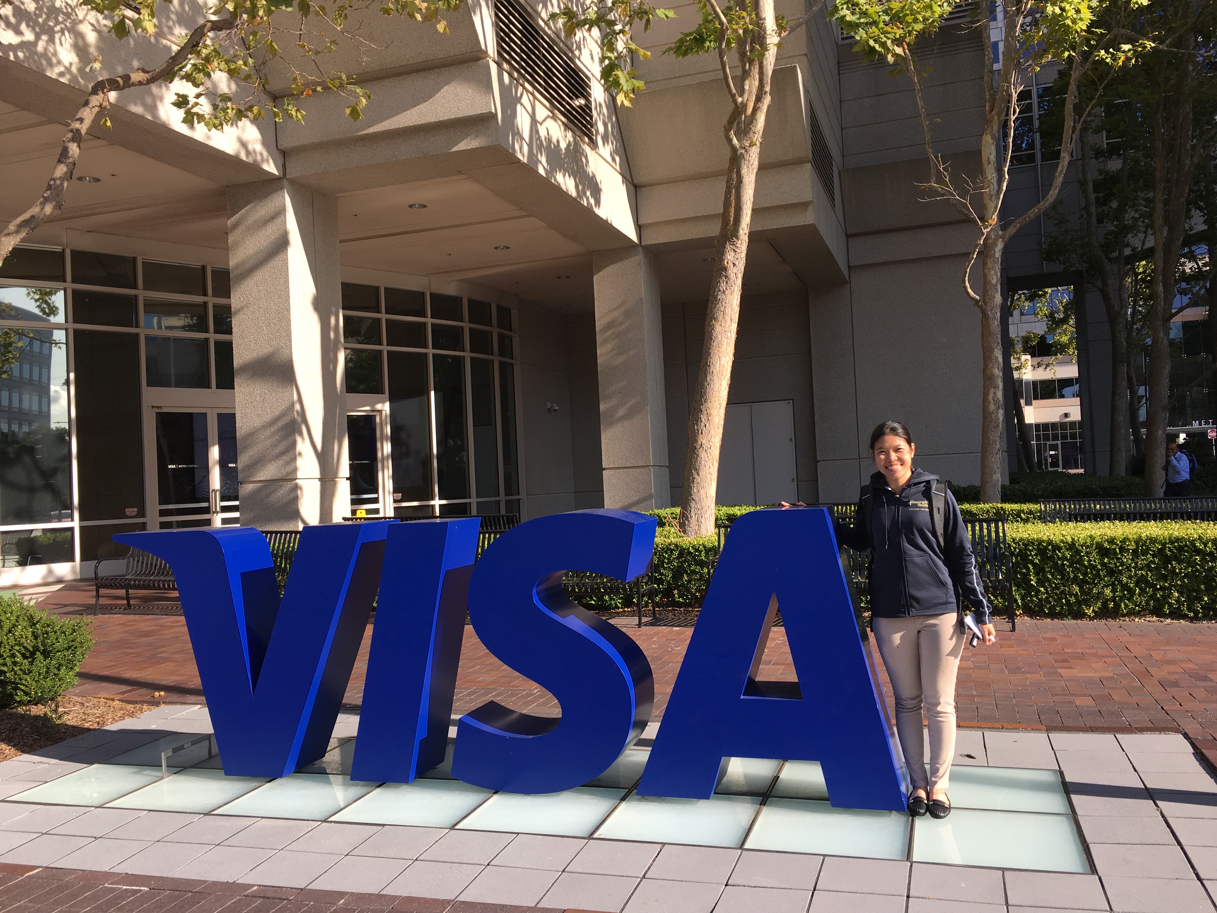 My first day at Visa