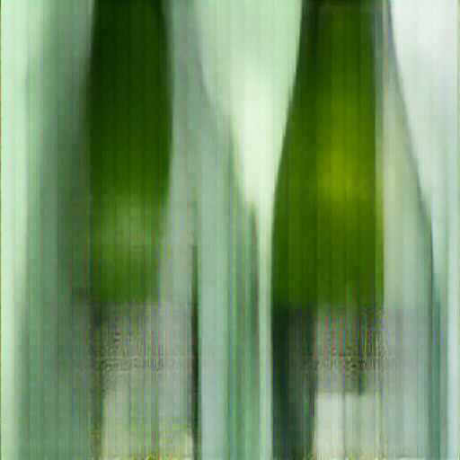 Single-GPU 1000 steps — wine bottles