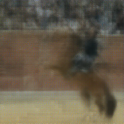 Student at 2000 training steps — bullfighting arena