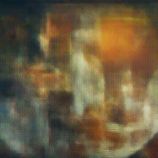 Student at 2000 training steps — cyberpunk party